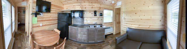 Cabin P5 panorama