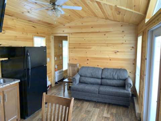 Cabin P4 living room