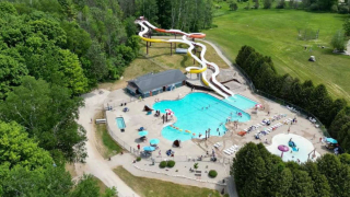 Water park aerial