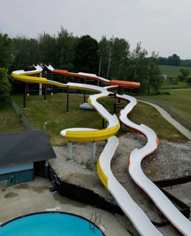 Water slides